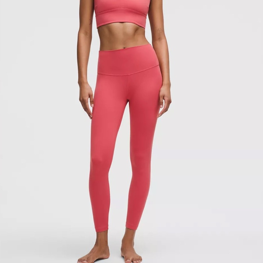Lululemon Align High Rise Pant 25" in Desert Rose Size 6 NWT